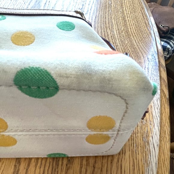 Dooney & Burke polka dot handbag - Picture 8 of 9
